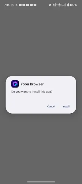 Yoou Browser Apk for Android Image